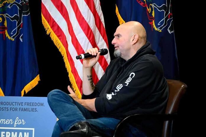 Fetterman Roasted For Wearing Sweats To Senate News Conference