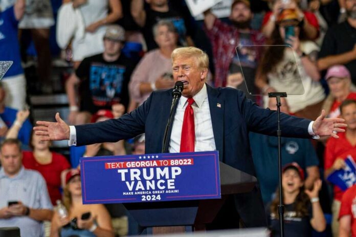 Former,President,Of,The,Usa,Donald,Trump,,Vp,Nominee,