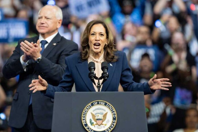 Vice,President,Kamala,Harris,Speaks,At,The,Rally,In,Liacouras