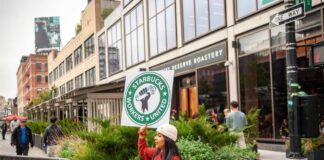 Starbucks Baristas Protest Immigration Policies in Nationwide Demonstration Against Trump