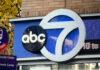 ABC 7 logo on building outdoors daytime