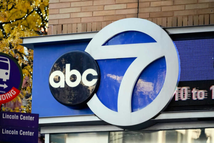 ABC 7 logo on building outdoors daytime