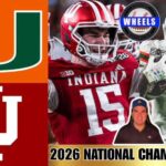 #1 Indiana vs #10 Miami | NATIONAL CHAMPIONSHIP GAME