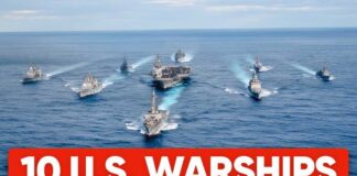 10 US Warships Now Surround Iran — And Another Aircraft