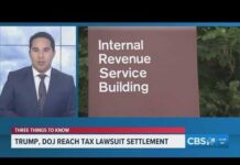 Trump reaches settlement with DOJ in IRS tax return lawsuit