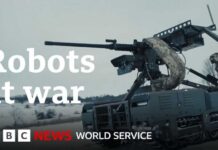 Will AI robots on the frontline mark the end of human soldiers? - BBC World Service