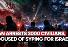 Iran’s War—Dissenters Disappear Iran Arrests 3,000 for ‘Spying for Israel’ — Mass Crackdown Comes Amid Global Pressure On Tehran