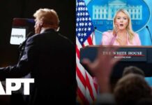 Teleprompter Gambit Rocks Trump World Karoline Leavitt: Trump's Teleprompter Operator Put On Unpaid Leave | APT