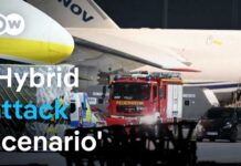 Explosive Drone Found At German Airport Explosive drone found near Ukrainian cargo plane at German airport | DW News