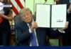 Trump signs executive order to change childhood vaccine schedule