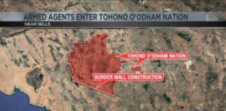 Armed CBP agents, border wall contractors enter Tohono O'odham Nation