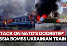 Drone Slams Warsaw Train Near NATO Putin Attacks NATO? Russian Drone Hits Ukrainian Train Near Polish Border, Sparks Alarm | WATCH