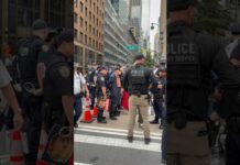 UN Crackdown: Peaceful Protesters Zip-Tied US Secret Service and NYPD clear out protesters that were in the street outside of the UN Building