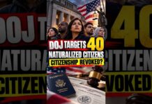 DOJ Targets 40 Citizens – What Changed? Caught Lying? Your Citizenship Could Be Revoked #legal #uscitizenship