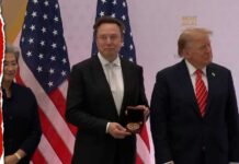 Medal Shock: Trump Crowns Musk ‘Edison’ Elon Musk Can't Hide His Cheeky Grin as Trump Presents Prestigious Award