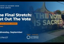 The Vote Is Sacred Bus Tour 2026 VIRTUAL LAUNCH