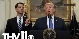 President Trump reprimands Senator Tom Cotton for stalling daylight savings bill