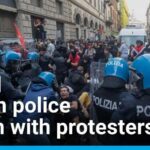 Milan Mayhem Triggers Army Deployment Italy hit by violent cost-of-living protests, mostly minors arrested • FRANCE 24 English