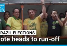 Brazil heads to run-off as Bolsonaro pulls off shock first place finish in first round • FRANCE 24